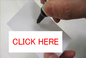 ほくろを取るCO2レーザーで紙を切り取る下の動画